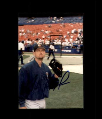 Foto autografiada original firmada por Trevor Hoffman JSA certificado de autenticidad 4x6 de los Padres Foto 1 de 3