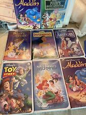 Lot of 8 Disney modern classics pre-owned-used VHS Black Diamond +1 Universal.