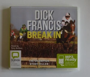 Break In - Dick Francis - Unabridged Audiobook - MP3CD - Picture 1 of 1