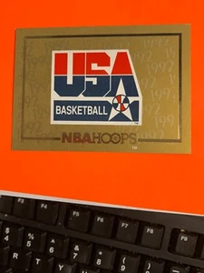 1991 NBA HOOPS USA BASKETBALL HEADER CARD - Picture 1 of 1