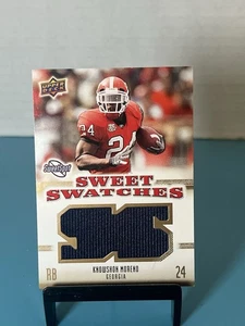 2010 Upper Deck NCAA Sweet Spot (Black) Swatches #SSW-4G Knowshon Moreno Georgia - Bild 1 von 2