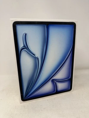 Apple iPad Air 13" M3 chip Wi-Fi Tablet 128GB Blue MCNJ4LL/A 2025 Model - Image 1 of 4