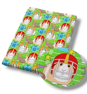 Fútbol Americano Deporte Conejillos de Indias 100% Algodón Tela Poliéster 50x145CM - Imagen 1 de 1