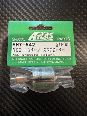 Vintage RC Team Atlas Brushed Modified Motor Spare Rotor Neo Armture 12 Turn - Image 1 of 2