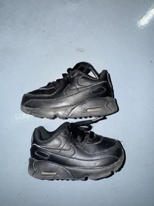 UK 6.5c - Nike Air Max 90 Black - Picture 1 of 5