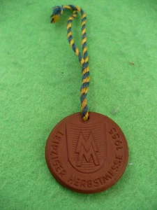 Distintivo RDT Lipsia Fiera d'autunno di Lipsia 1955 Missenner - Foto 1 di 4