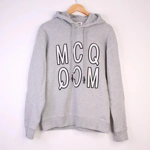 Alexander McQueen MCQ Grey Logo Hoodie Men’s Size S – Designer Streetwear - Picture 1 of 9