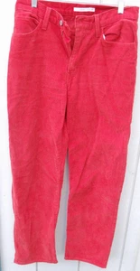 LEVIS '94  BAGGY RUST COLOR CORDUROY PANTS SZ 28"W X 32"L MADE BY LEVIS - Picture 1 of 9