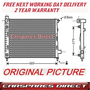 MERCEDES A140 A160 A170 8V 97>04 MAN AUTO RADIATOR NEW - Picture 1 of 1