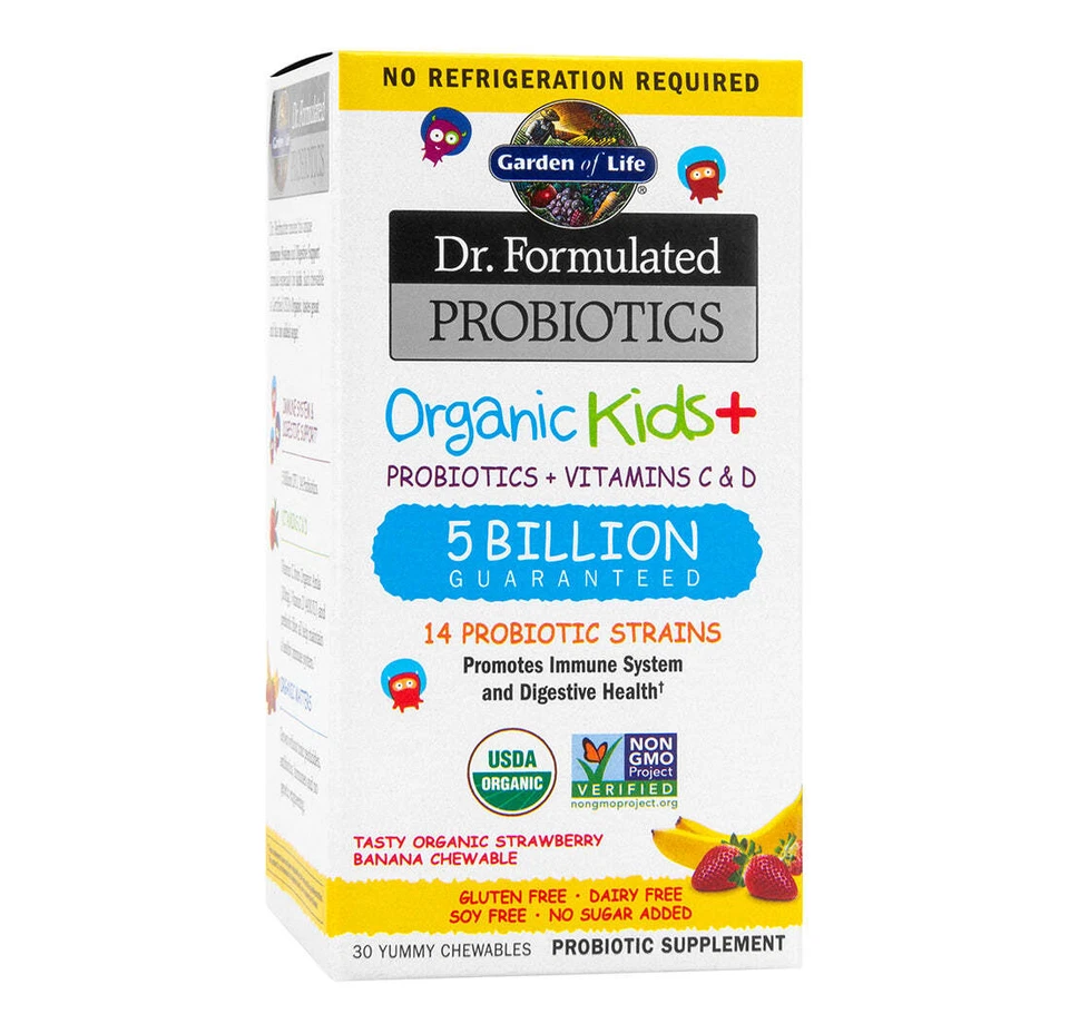 Garden Of Life Dr. Formulated Kids 5-B Shelf Stable Strawberry Banana 30 pcs NEW - Image 1 of 1