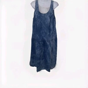 Hollywood Blvd. Vintage Acid Wash Denim Jumper Size 14 - Picture 1 of 8