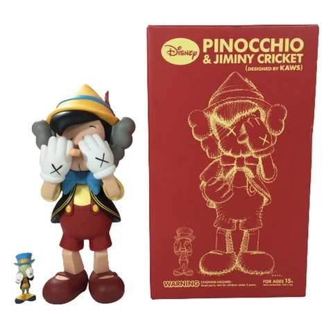 KAWS PINOCCHIO & Jiminy Cricket Pinocchio OriginalFake MEDICOM TOY Kaws Cover