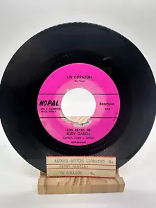 LOS REYES DE RUDY GARCIA Anoche Estube / Un Corazon NOPAL 818 VINYL RECORD 7" - Picture 1 of 2