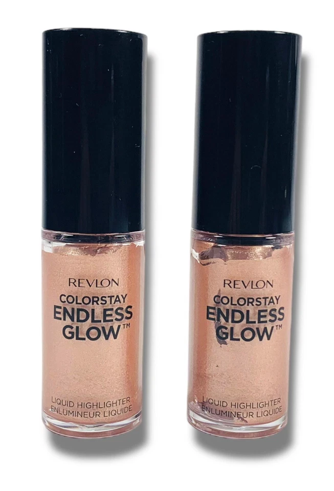 Revlon Colorstay Endless Glow Liquid Highlighter 002 Rose Quartz (Lot of 2) - Image 1 of 3