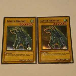 Yugioh 2x Luster Dragon LOD-050 Super Rare Unlimited - Picture 1 of 7