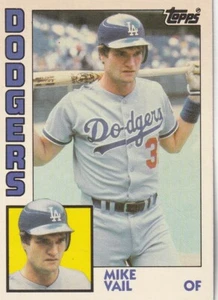 SPEDIZIONE GRATUITA-COME NUOVO-1984 Topps Traded Tiffany Mike Vail #124T - Foto 1 di 2