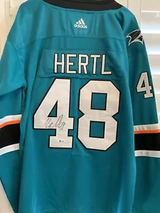 Tomas Hertl Signed San José Sharks Jersey Beckett BAS COA Autograph - Picture 1 of 5