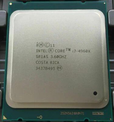 Intel Core Extreme i7-4960X 3.6GHz SR1AS CPU LGA2011 3600 MHz Six Core Processor - Image 1 of 2