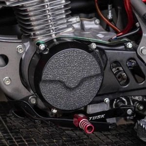 Black Ignition Guard 1985-2013 Honda XR100 CRF100 Flywheel Cover Grip Tape - Foto 1 di 2
