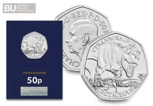 Dinosaur Tyrannosaurus Rex 2024 50p Coin BU *Combined Post* - Picture 1 of 1