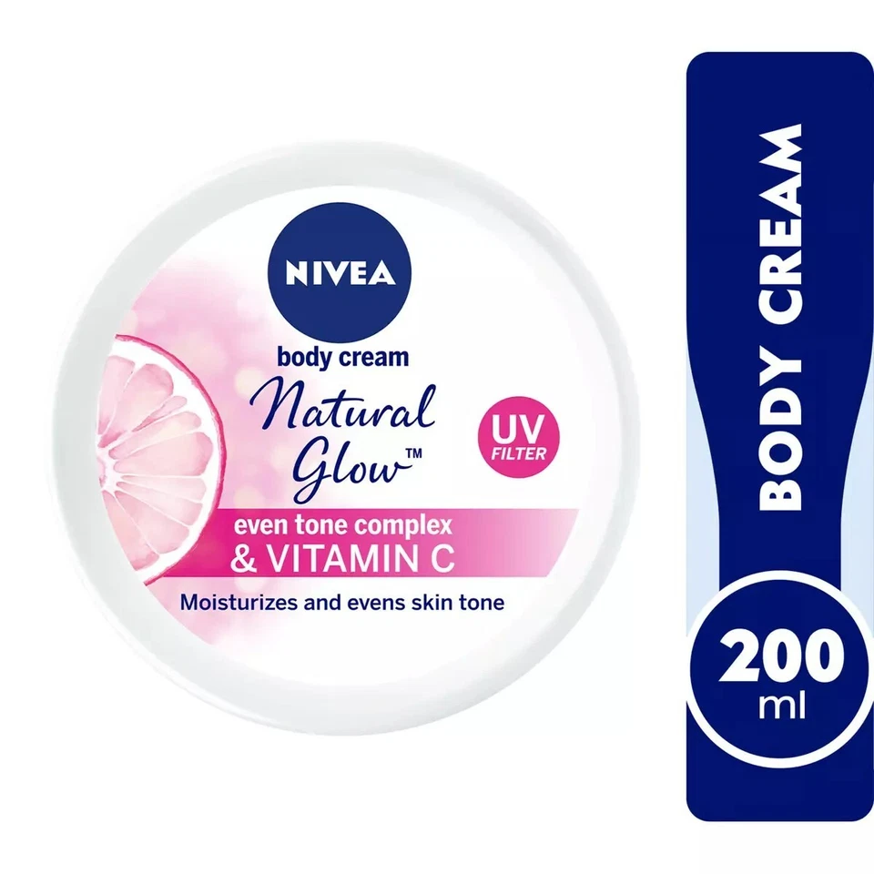 1 Pack Nivea Natural Glow Cream 200ml for Healthy Hydrated and Smooth Skin 200ml - Image 1 of 4