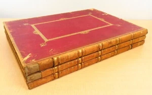 Samuel Lysons "Reliquiae Britannico-Romanae" 3 vols. Mosaics Roman Art Rare Book - Picture 1 of 10