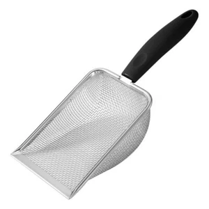 Cat Litter Scoop Stainless Steel Litter Sifter Deep Shovel Cat Cleaning Supply - Picture 1 of 7