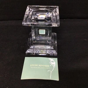 Louise Kennedy Tipperary Crystal Pillar Candle Holder (21) #905 - Picture 1 of 7