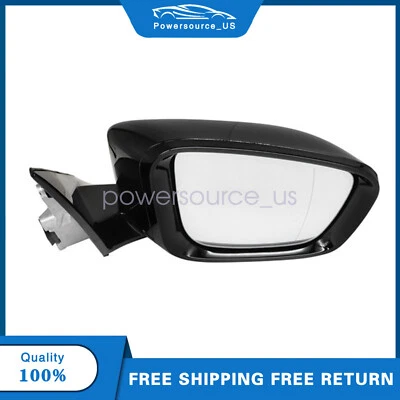 Black Right Passenger Side Mirror Fit BMW 530i 540i 530i/540i xDrive 2017-2022 - Image 1 of 4