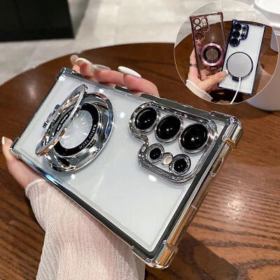 Case For Samsung Galaxy A36 A26 A25 A16 A15 Shockproof Mag Safe Ring Stand Cover - Image 1 of 4