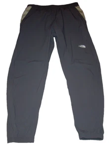The North Face Mens Large Nylon Gray Joggers Outdoor Pants - Picture 1 of 11