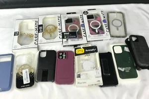 Cell Phone Cases Lot of 13 Mixed Variety iPhone Cases - Picture 1 of 13