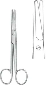 veterinary Mayo Dissecting Scissors Straight 6 3/4" Regular EV09160-17 - Picture 1 of 1