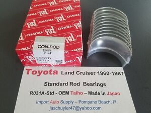 Toyota Land Cruiser Standard Rod Bearing Set - OEM Taiho Japanese Made 1960-1987