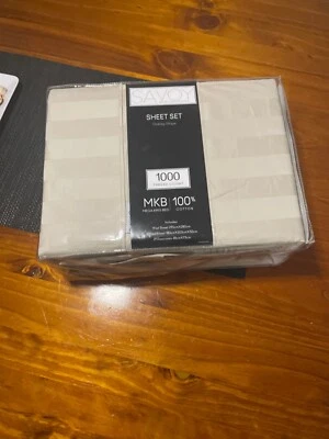 Mega King Bed 1000TC Fitted Sheet Set X2 (Savoy Luxury Hotel Living) Brand new - Image 1 of 4