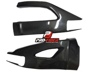 2007-2008 FOR SUZUKI GSXR GSX-R 1000 CARBON SWINGARM SWING ARM COVERS PROTECTORs - Picture 1 of 3