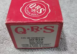 Vintage 20th Century QRS Player Piano Roll #10-519 "Solace" from The Sting - Picture 1 of 3