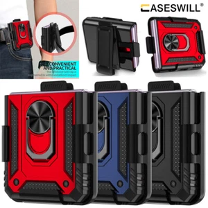 Gürtelclip Holster für Samsung Galaxy Z Flip4 5G Hülle Stoßfest Ring Ständer Abdeckung - Bild 1 von 42