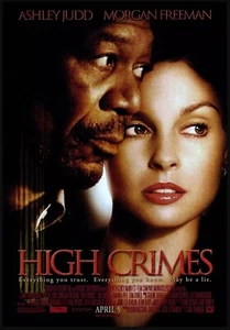 High Crimes - Ashely Judd Morgan Freeman 2002 Mystery Thriller DVD ✂️💲 - Picture 1 of 1