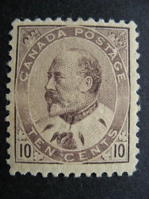 Canada KEVII 10c MH likely has a hinge thin, see pictures - Image 1 of 2
