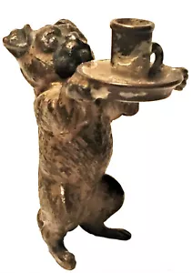 Franz Xavier Bergmann, Waiter, Miniature Vienna Bronze Sculpture, ca. 1900 - Picture 1 of 5