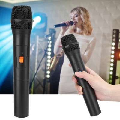 2PC Wireless VHF Audio Condenser Microphone Handheld For Computer Speaker Laptop - Image 1 of 4