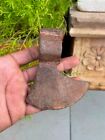 Antique Hand Forged Iron Axe Head Old Hatchet 4.5 " Collectible