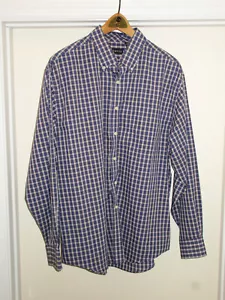 George Button Down Long Sleeve Shirt LG 42/44, Collar 16.5" - Picture 1 of 8