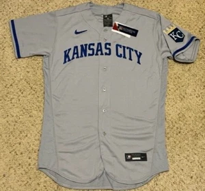 Kansas City Royals Nike Gray Away Authentic On Field Jersey Size 44 Brand New - Picture 1 of 8