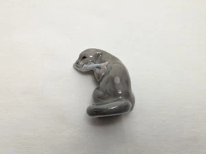 Royal Copenhagen Otter with Fish Figurine. 2333 Denmark - Picture 1 of 5