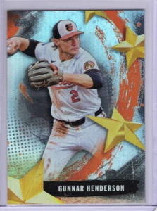 2025 Topps Series One Stars of MLB SMLB-12 Gunnar Henderson Baltimore Orioles - Picture 1 of 2