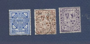 IRLAND - Scott 110, 111 & 115 - gebraucht - Wasserzeichen 262 - 1940-1942 - Bild 1 von 1