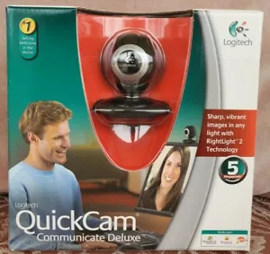 Quick Cam Logitech Communicate Deluxe 961465-0403 NIB Webcam "Free Shipping" - Picture 1 of 2