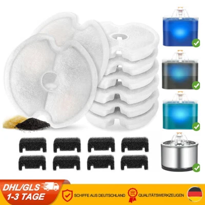 16 Ersatzfilter,Filter für Trinkbrunnen Wasserspender Katzenbrunnen Katzen Hunde - Bild 1 von 4